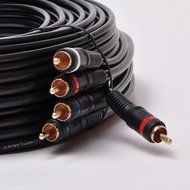 AYA 20Ft 5-RCA Component Video/Audio Coaxial Cable (RG-59/U) for HDTV DVD VCR