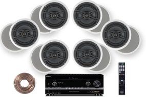Sony HD Digital Cinematic Sound 735 Watts 7.1 Channel 3D A/V Receiver with iPhone &amp; iPod Playback + Yamaha Natural...