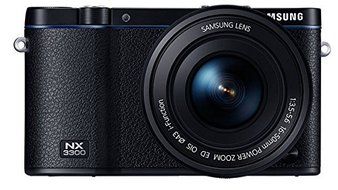 Samsung NX3300 Smart Digital Camera with 16-50mm f/3.5-5.6 OIS Power Zoom Lens (Black) N9