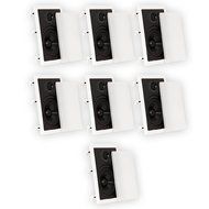 Theater Solutions CS6W In Wall 6.5" Speakers Surround Sound Home Theater 7 Speaker Set CS6W-7S
