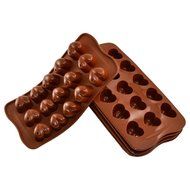 Silicone Sweet Heart with Waterdrop DIY Gift Chocolate Ice Cube Mold Baking Tray