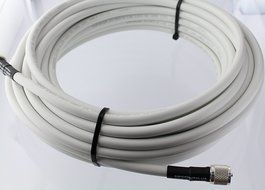 MPD Digital LMR400-W-PL259-100ft Radio Antenna Cable VHF &amp; AIS Coaxial with Silver Teflon UHF PL-259 , 100' N3