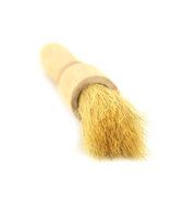 SAMYO Wood Handle &amp; Natural Bristles Coffee Grinder Dusting Brush and Stainless Steel Scoop Bean Grain Coffee...