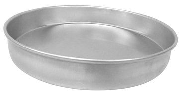 Allied Metal CP4X2 Hard Aluminum Pizza/Cake Pan, Straight Sided, 4 by 2-Inch