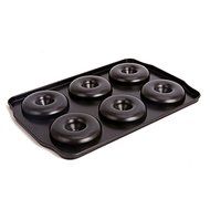 MyLifeUNIT Carbon Steel 6 Cavity Donut Pan, Non Stick Donut Pan Large