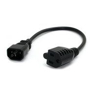 StarTech.com PAC100 Computer Power Cord IEC 320 EN 60320 C14 to NEMA 5-15R - 1 feet N3