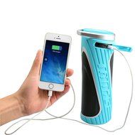 Blue ear&reg; W5 Power Bank Bluetooth Speaker IPX5 Waterproof 5W+5W Stereo Speaker (Black) N24