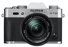 Fujifilm X-T10 Mirrorless Digital Camera (Silver Body Only) (International Model no Warranty)