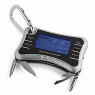 Princess International PI-9691 Pocket Weather Station Keychain With Multi Tools N2