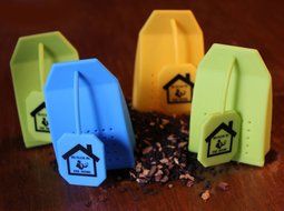 Tea Infuser 4 Pack Butler in the Home Silicone Tea Bag Water Infusers Strainer Loose Herbal Tea Leaf Filter in... N2