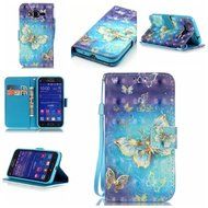 Samsung Galaxy Core Prime Case,Yaheeda [3D Colored Drawing] [Flip Fit] Premium PU Leather Card-Slots Cash-Slots... N72