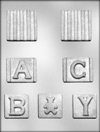 CK Products 2-1/4-Inch 3-D Block Chocolate Mold