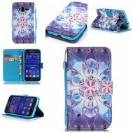 Samsung Galaxy Core Prime Case,Yaheeda [3D Colored Drawing] [Flip Fit] Premium PU Leather Card-Slots Cash-Slots... N75