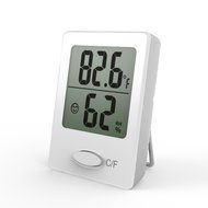 Baldr Mini digital thermometer with temperature and humidity display comfort level indication wall hanging or... N4