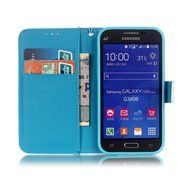 Samsung Galaxy Core Prime Case,Yaheeda [3D Colored Drawing] [Flip Fit] Premium PU Leather Card-Slots Cash-Slots... N78
