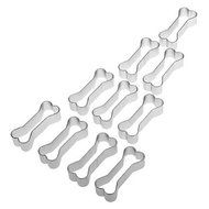 Sher Dog Bone Shaped Cake Biscuit Cookie Cutter (10pcs)