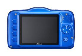 Nikon COOLPIX S32 13.2 MP Waterproof Digital Camera with Full HD 1080p Video (Blue) (Discontinued by Manufacturer) N3