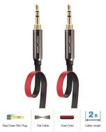 FosPower [4ft] 3.5mm Male to 3.5mm Male [AUX] Stereo Audio Cable - 24K Gold Plated Flat Tangle-Free Auxiliary... N20