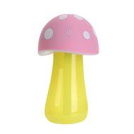 200ml Portable Mini USB Ultrasonic Mashroom Humidifer Diffuser With LED Lights, It's Cute Cool Mist Air Humidifier... N5