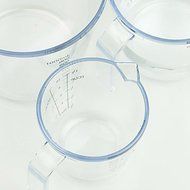 Sher 1L Measuring Cups &amp; Spoons,Transparent Plastic