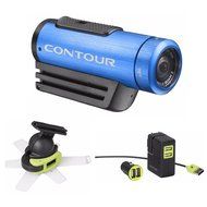 Contour 1800BU 1080p Roam2 Waterproof Action Camera (Blue) Bundle
