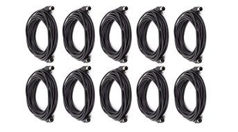 C&amp;E 2 PCS, MIDI Cable with 5 Pin DIN Plugs, 10 Feet Black, CNE585437 N12