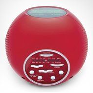 Memorex MSP-CR1100 Red Sphere Clock Radio N2
