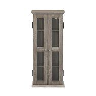 WE Furniture 41" Media Storage Cabinet, Espresso N12
