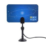 Digital Indoor VHF UHF Ultra Thin Flat TV Antenna for HDTV 1080p DTV HD Ready XG N4