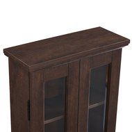 WE Furniture 41" Media Storage Cabinet, Espresso N15