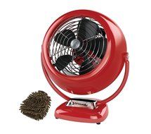 Vornado VFAN Vintage Whole Room Air Circulator, Red, Portable Classic (Complete Set) w/ Bonus: Premium Microfiber... N4
