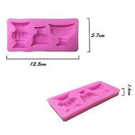 Y&amp;XL&amp;H Vase Style Sugar Candy Fondant Cake Molds For The Kitchen Baking Molds