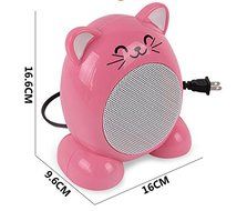 FU-FU Cute Safety Pink Cat Energy-saving Portable Heater Mini Household Office Desktop Household Electric Fan... N2