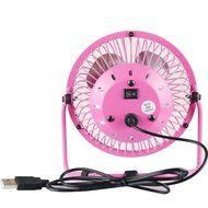 HOTGEE(TM) USB Mini Desk Cooler Fan Quietness Metal Computer Laptop PC Plug Charger Fans with Nail Dust Collector... N25