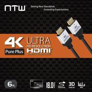NTW NHDMI2P-006P 6' Ultra HD PURE PRO 4K High Speed HDMI Cable Offers 4X The Clarity N13