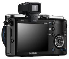 Samsung EV-NX100 14.6 MP Digital Camera with SLR 20-55mm iFunction Lens and External Flash N6