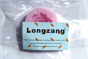 Longzang F130S Flower Fondant Silicone Sugar Craft Mold, Mini, Pink