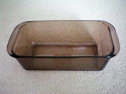Corning Pyrex Amber 1.5 L Loaf Pan -- Vision Color