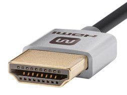 Monoprice 113585 Ultra Slim Series High Speed HDMI Cable, Silver N5