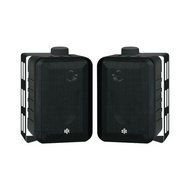 BIC America Bic Rtr Rtrv44-2 Indoor/Outdoor 3-Way Speakers (Black)