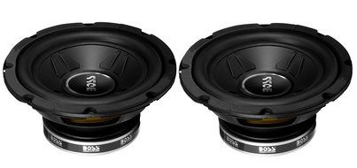 (2) Boss Audio CXX8 8-Inch 600 Watt Max Power Single 4 Ohm Car Subwoofers - 2 Subwoofers