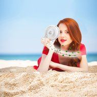 VersionTech Portable Fans Rechargeable Fans Mini USB Fans for Camping Car Office Desktop (3 Speeds, White) N13