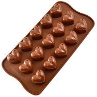 Silicone Sweet Heart with Waterdrop DIY Gift Chocolate Ice Cube Mold Baking Tray N2
