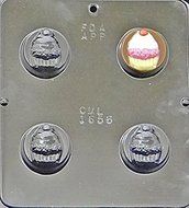 Cupcake Oreo Cookie Sandwich Chocolate Candy Mold 1656