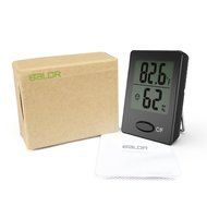 Baldr Mini digital thermometer with temperature and humidity display comfort level indication wall hanging or... N7