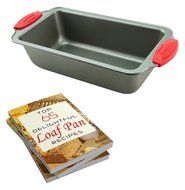 Loaf Pan - Premium Non-Stick Steel 8.5-Inch Loaf Pan by Boxiki Kitchen | Professional No-Stick Bakeware for Baking...