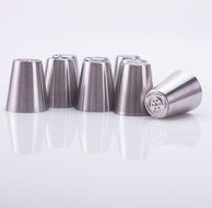 10 pcs/set Russian Icing Piping Nozzles Cake Decoration Tips Home Baking DIY Tool Tulip Rose Nozzle Tip N2