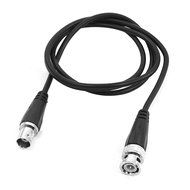 uxcell&reg; BNC Male to Female Plug CCTV Extension Coaxial Line Cable 3.3ft Long