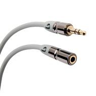 PlugLug - 4FT 3.5mm Male to Female Premium Auxiliary Audio Cable for Headphones, iPods, iPhones, iPads, Home /... N43