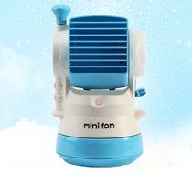 USB Water Fan, Portable Watering Misting Fan, Desktop Fan with Powerful Cooling Air, Mini Personal Fan for Table... N5